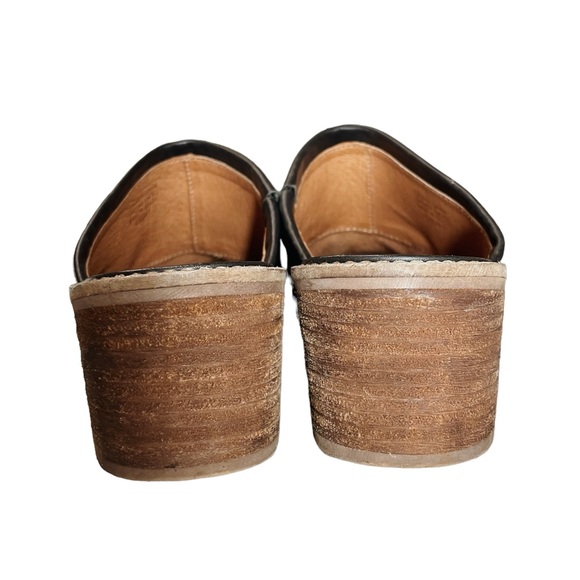 Madewell Black Leather Slip On Harper Mules - 8.5 - Picture 8 of 12